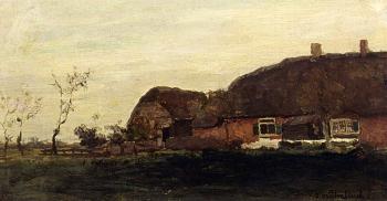 讓 亨德裡尅 維西恩佈魯奇 A Farmhouse In A Polder Landscape 讓 亨德裡尅 維西恩佈魯奇 A Farmhouse In A Polder Landscape